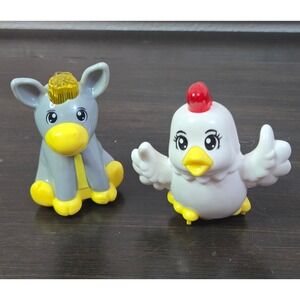 VTech Go! Go! Smart Animals Donkey and Chicken Interactive‎ Farm Toy Set 2pc